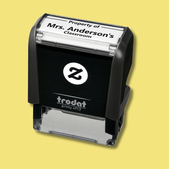 Sello Automático Propiedad del/la maestro/a Nombre del Salón de Cla (Subido por el creador)
