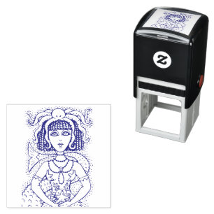 SELLO AUTOMÁTICO PULPO CLEOPATRA SIRENA GÓTICA DE FANTASÍA