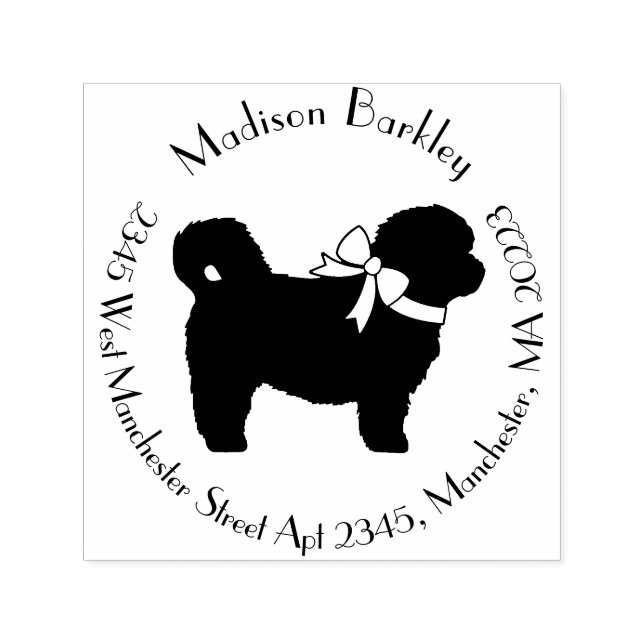 Sello Automático Puppy de perro Shih Tzu Teddy Bear Pelo Corto (Diseño)