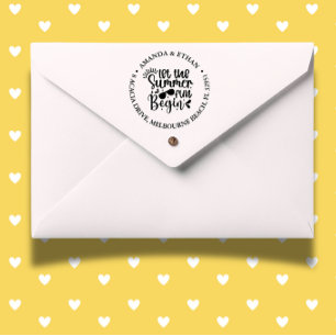 Sello Automático Que empiece la diversión del verano