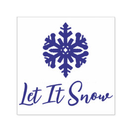 Sello Automático Que Nieva El Picado De Nieve Morado