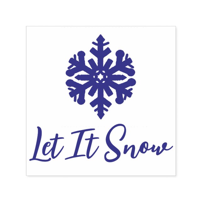 Sello Automático Que Nieva El Picado De Nieve Morado (Diseño)