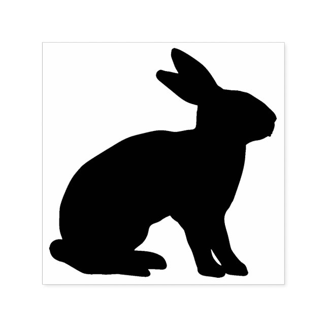 Sello Automático Rabbit Silhouette (Diseño)