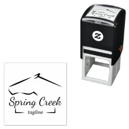 Sello Automático Rancho de caballo | Granja de caballos