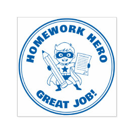Sello Automático Recompensa para el Profesor Héroe de las Tareas Mo