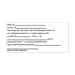 Sello Automático Reconocimiento público estándar del Notario