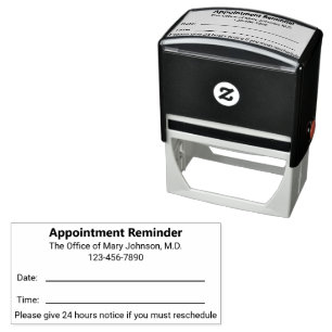 Sello Automático Recordatorio de nombramiento para la Oficina del M