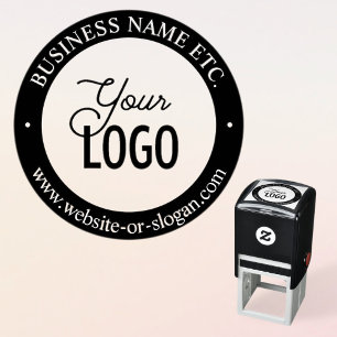 Sello Automático Reemplazo de logotipo fácil y texto personalizable