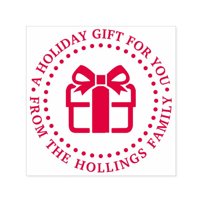 Sello Automático Regalo de cumpleaños de Navidad de Hanukkah (Diseño)
