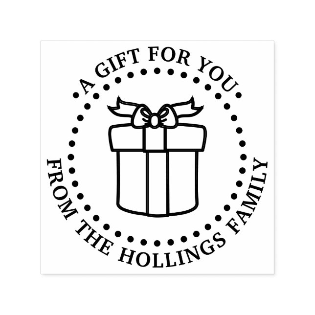 Sello Automático Regalo de Navidad Hanukkah Cumpleaños para ti #2 (Diseño)