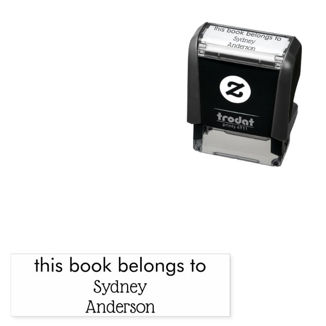 Sello Automático Regalo de nombre personalizado de la biblioteca de (In Situ)