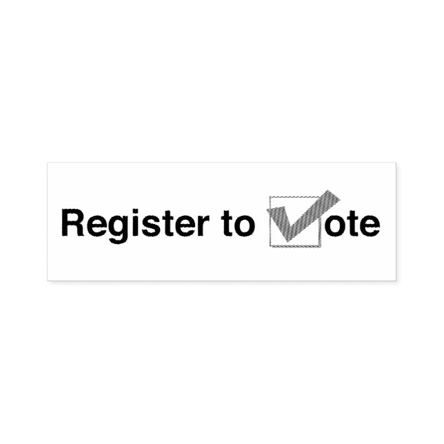 Sello Automático Registrarse para Votar Elecciones 2026 (Diseño)