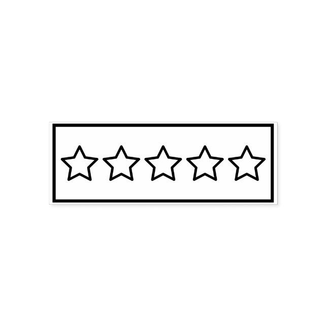 Sello Automático Reseña de cinco estrellas Excelente elaboración de (Diseño)