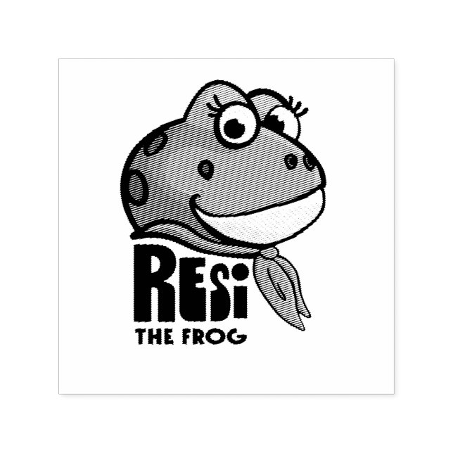 Sello Automático Resi the Frog  (Diseño)