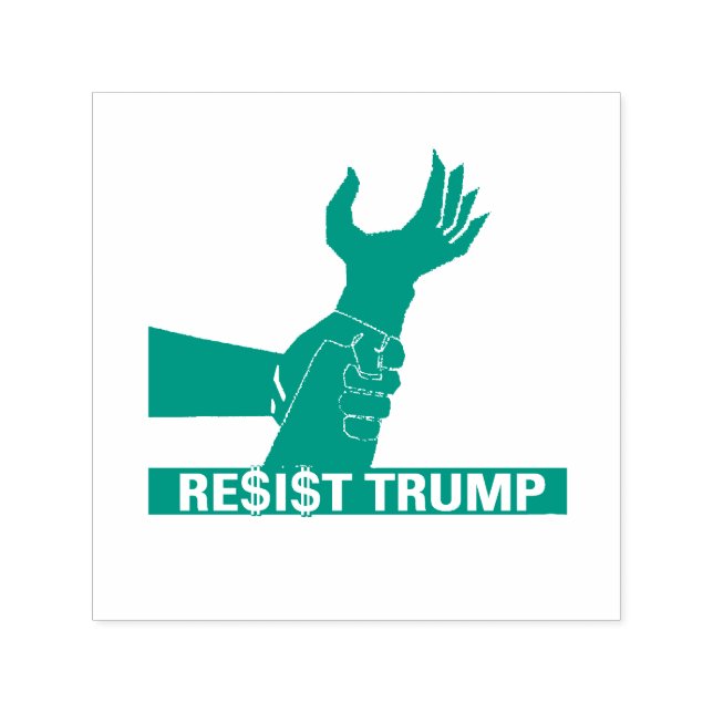 Sello Automático Resistir a Trump (Diseño)