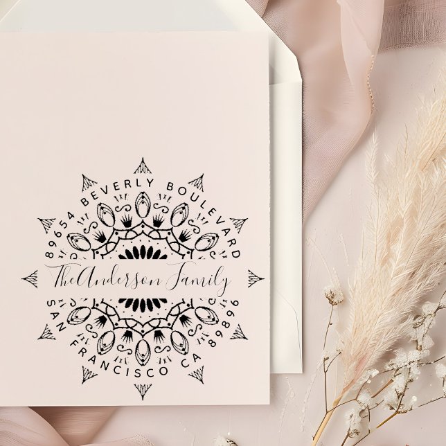 Sello Automático Restitución amarilla y cruces Mandala Dirección de (Subido por el creador)