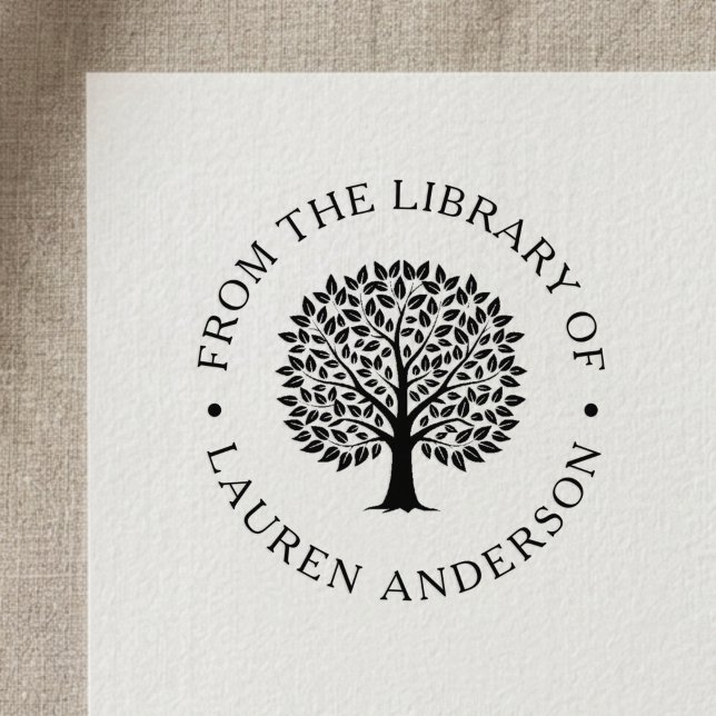 Sello Automático Roble Clásico del Ex Libris (Subido por el creador)