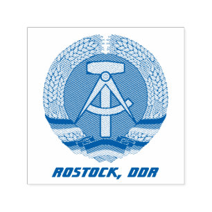 Sello Automático Rostock, DDR, Rostock, Alemania Oriental Socialist