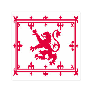 Sello Automático Royal Standard of Scotland Red Lion Scottish Flag