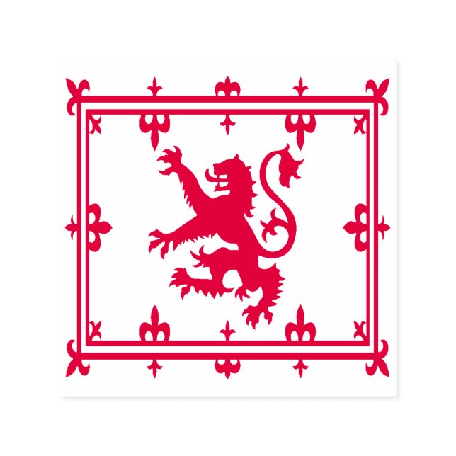 Sello Automático Royal Standard of Scotland Red Lion Scottish Flag (Diseño)