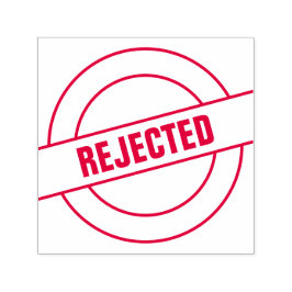 Sello Automático Rubber rechazada de oficina de marca de personaliz