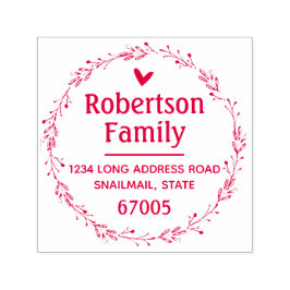 Sello Automático Rústica dirección de devolución de coraje y corazó