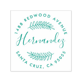 Sello Automático Rústica dirección de devolución de guión de estilo