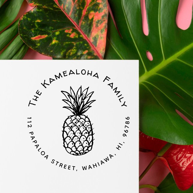 Sello Automático Rústica dirección de devolución de la familia de p (Subido por el creador)