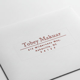 Sello Automático Ruteo de la dirección de retorno mínima moderna