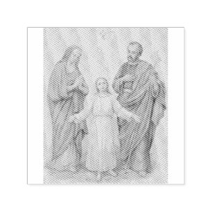 Sello Automático Sagrada Familia Jesús, Virgen María y San José