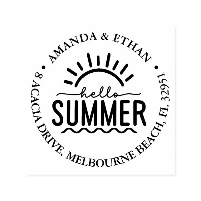 Sello Automático Saludo (Diseño)