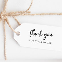 Script de mano moderna Gracias por tu pedido