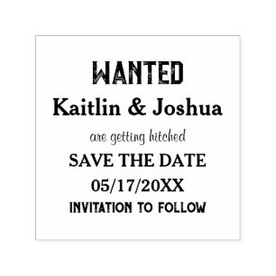 Sello Automático Se busca Poster Boda 🤠 Personalizado