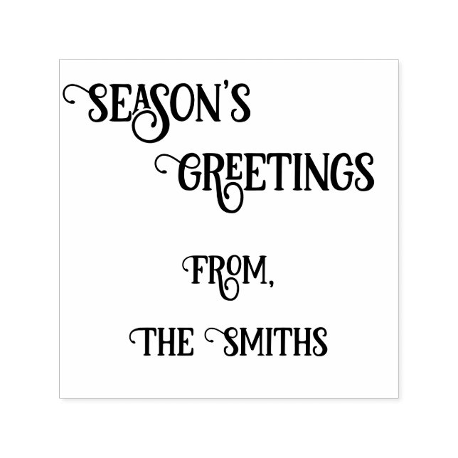 Sello Automático Season's Greetings Self-Inking Stamp (Diseño)