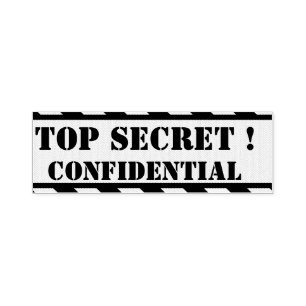 Sello Automático secreto superior - confidencial