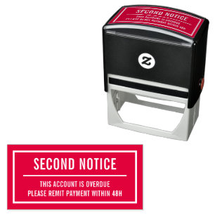 Sello Automático Segundo Aviso Cuenta Vencida