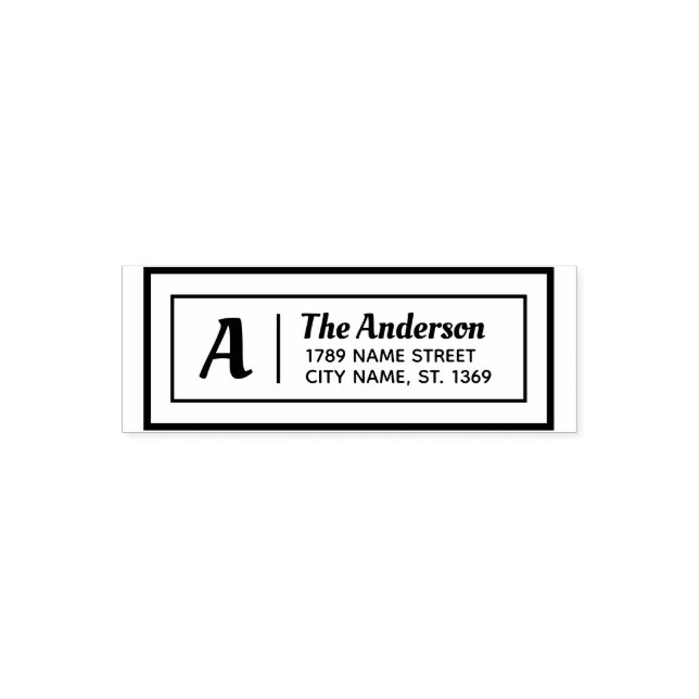 Sello Automático Self Inking Return Address Stamp (Diseño)