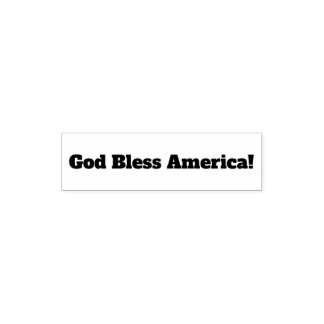 Sello Automático Self Inking Sampter God bless America