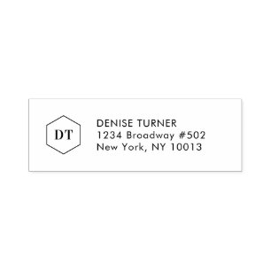 Sello Automático Sencilla marca de dirección de retorno comercial M