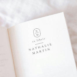 Sello Automático Sencillas y elegantes iniciativas Ex Libris Libro 