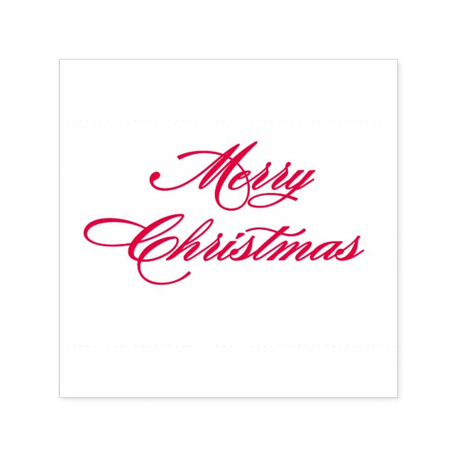 Sello Automático Sencillo moderno Feliz Navidad  (Diseño)