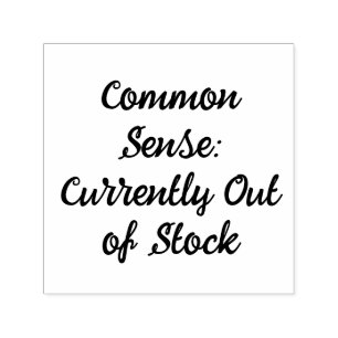 Sello Automático Sentido común: Actualmente fuera de stock