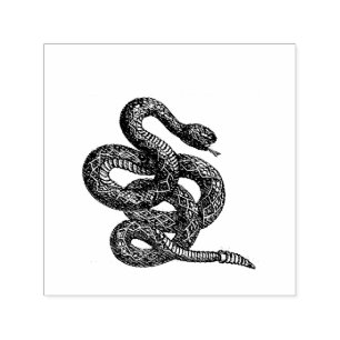 Sello Automático Serpiente Crotalus Cascavella (Víbora de Fosa Vene