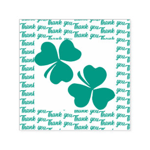 Sello Automático Shamrock Irish St Patricks Day gracias