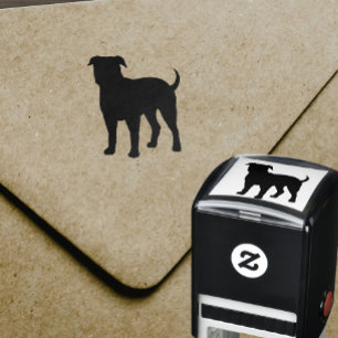 Sello Automático Silueta americana del bulldog