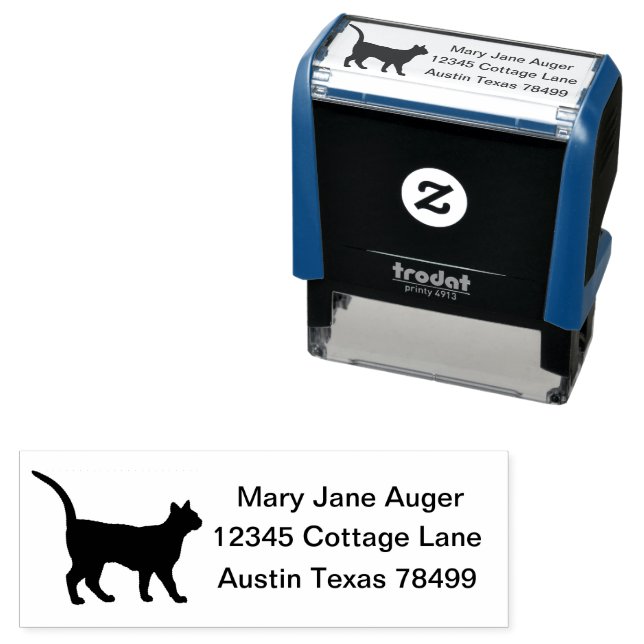 Sello Automático Silueta de Gato Sam Sawet (In Situ)