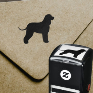 Sello Automático Silueta de la raza de perro de Spaniel