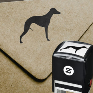 Sello Automático Silueta De Raza De Perro De Marioneta