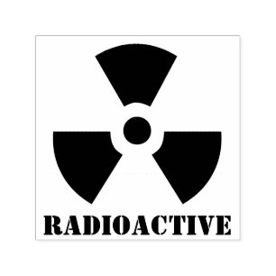 Sello Automático Símbolo radiactivo