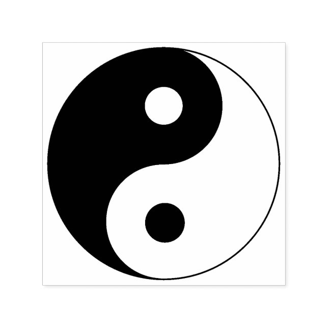 Sello Automático Símbolo Yin Yang espiritual (Diseño)